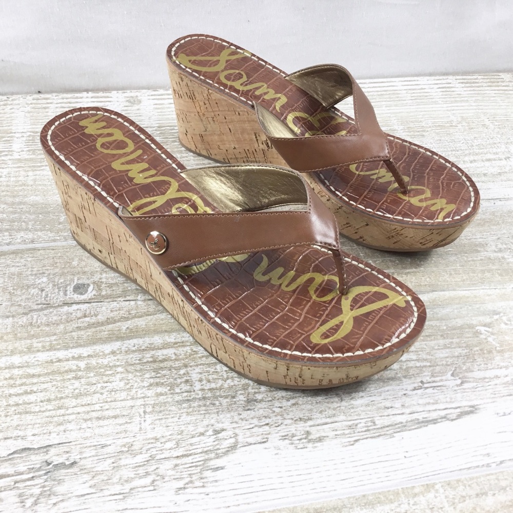 Sam Edelman Romy Cork Wedge Shoes